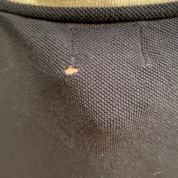 Men’s Calvin Klein Jeans Navy V-Neck Tee - Picture 4 of 4